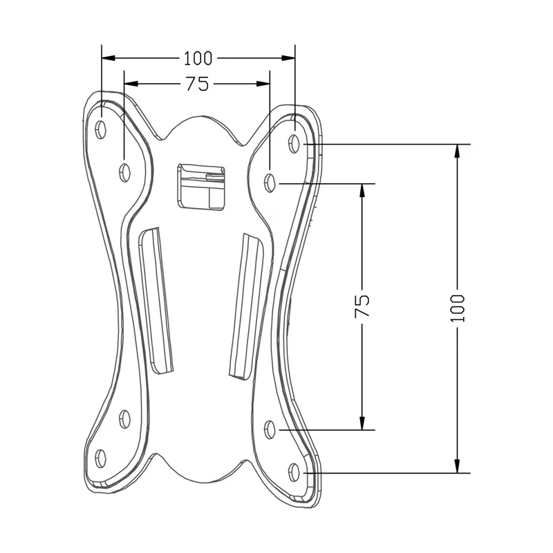 Maclean MC-715N Soporte de Pared