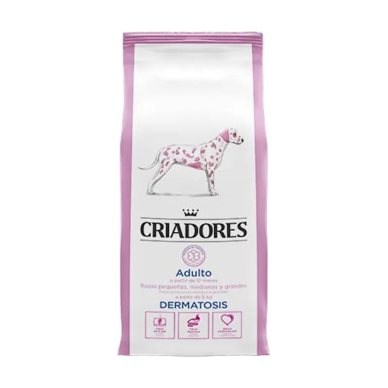 Criadores 12 kg Dietetic Adulto Dermatosis pienso