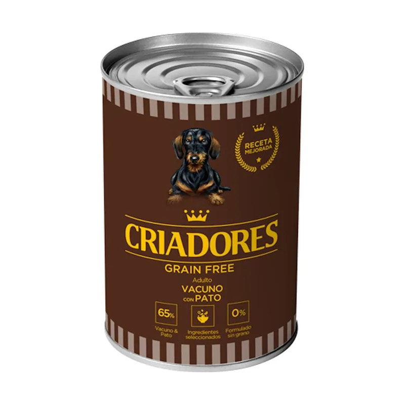Criadores 400 g Adulto Grain Free Ternera y Pato lata
