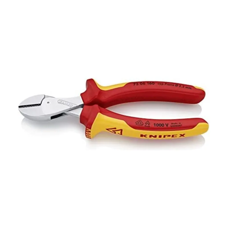 X-Cut® Alicate de corte diagonal compacto gran efecto palanca cromado
