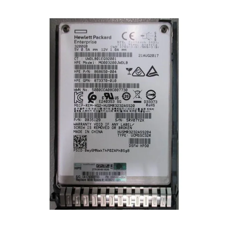 Hewlett Packard Enterprise SAS 12G SFF SC DS MU