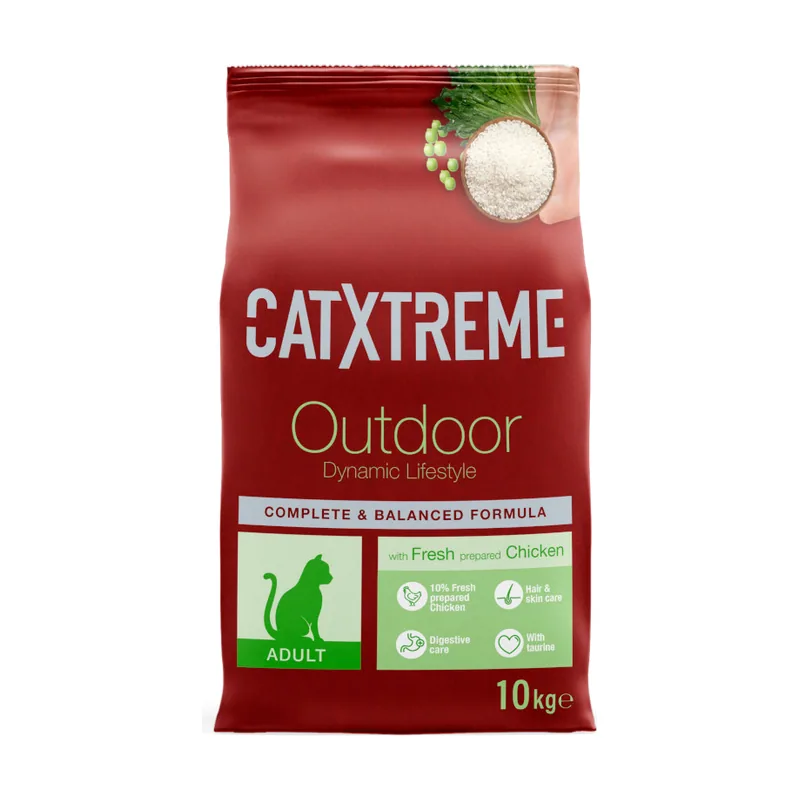 Catxtreme 10 kg Adult Outdoors Pollo pienso