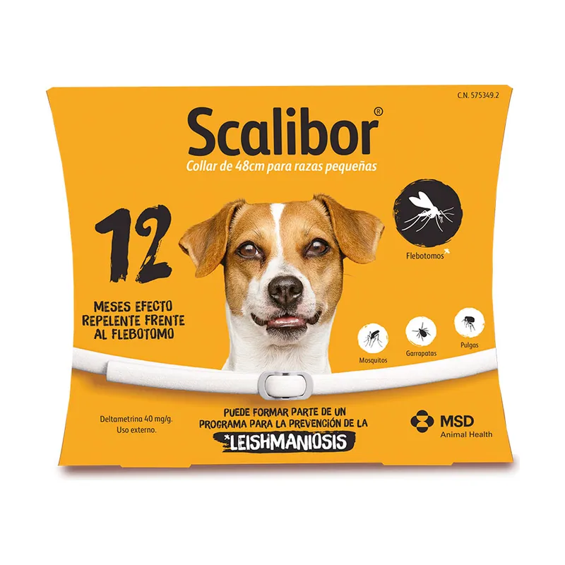 Scalibor 1 collar x 48 cm Collar Antiparasitario para perros