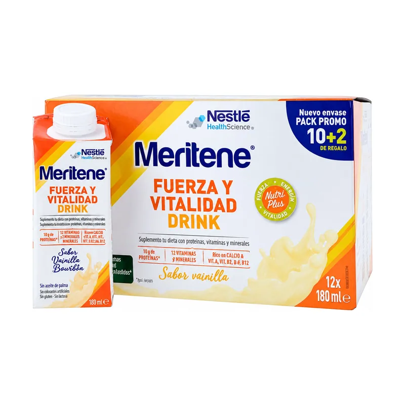 Fuerza y vitalidad Vainilla 12x180ml