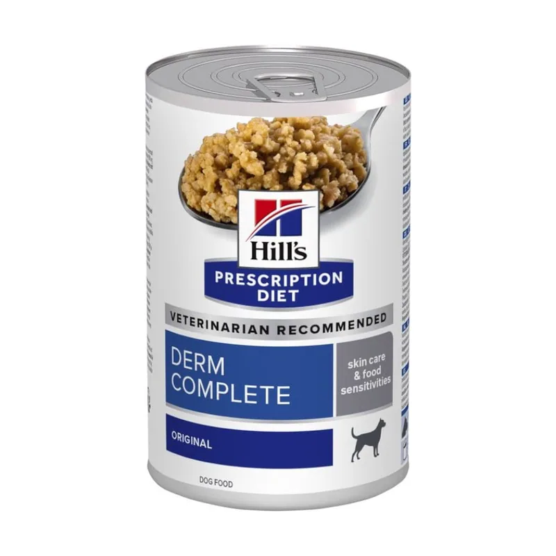 Hill's 370 g Prescription Diet Derm Complete lata para perros