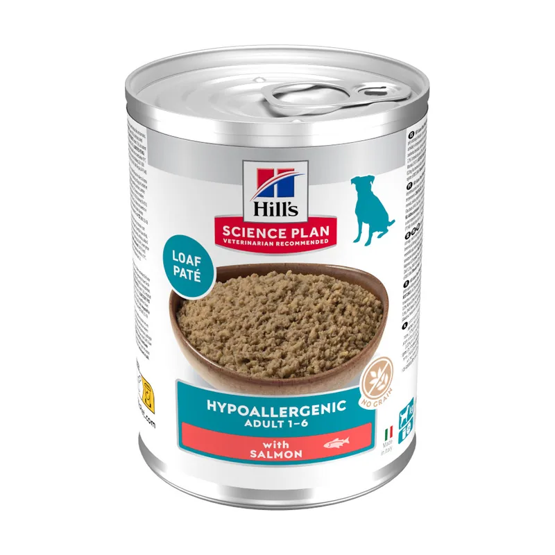 Hill's 363 g Science Plan Hypoallergenic Alimento Húmedo con Salmón
