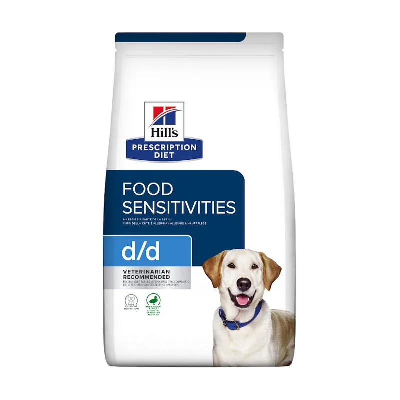 Hill's 4 kg Prescription Diet Food Sensitives d/d Pato pienso