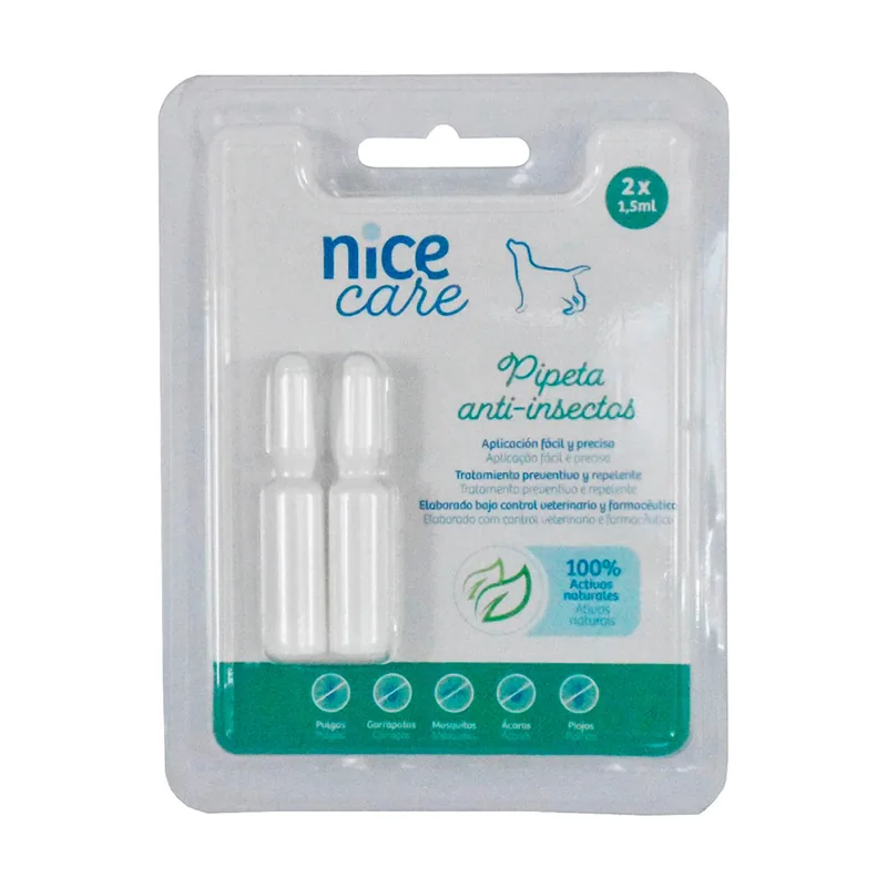 Nice Care Pipetas Repelentes para perros