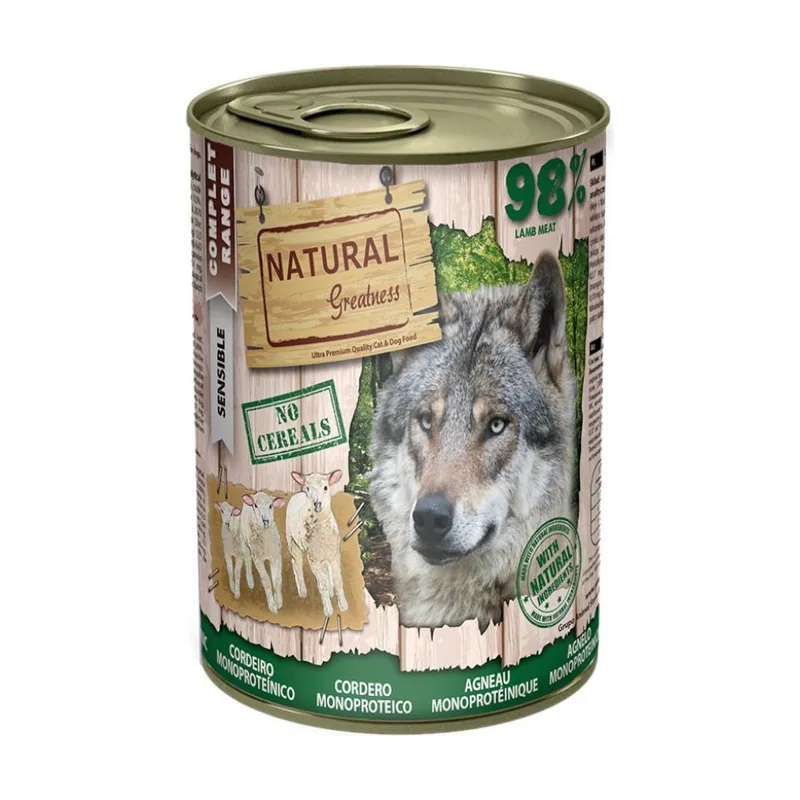 Natural Greatness 170 g Monoproteico Cordero Lata