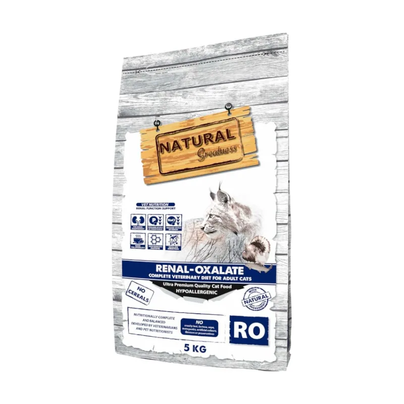 Natural Greatness Renal-Oxalate Pavo y Pollo Pienso Hipoalergénico para gatos