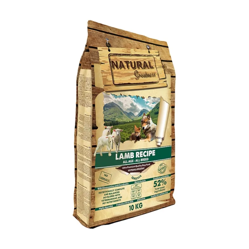 Natural Greatness 10 kg Sensitive Cordero pienso