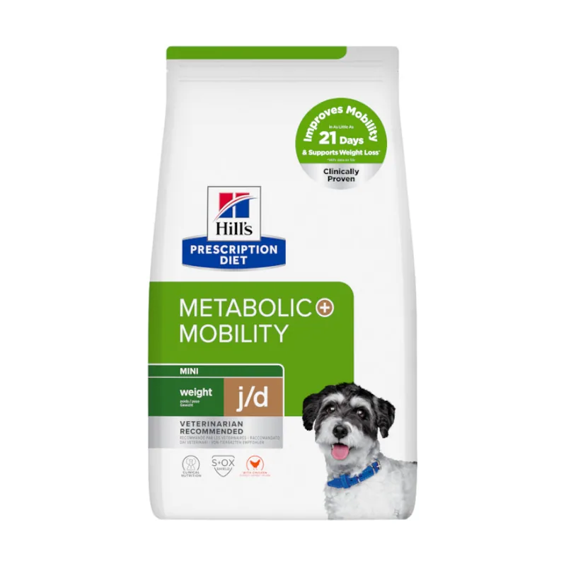 Hill's 3 kg Prescription Diet Metabolic + Mobility Mini j/d pienso