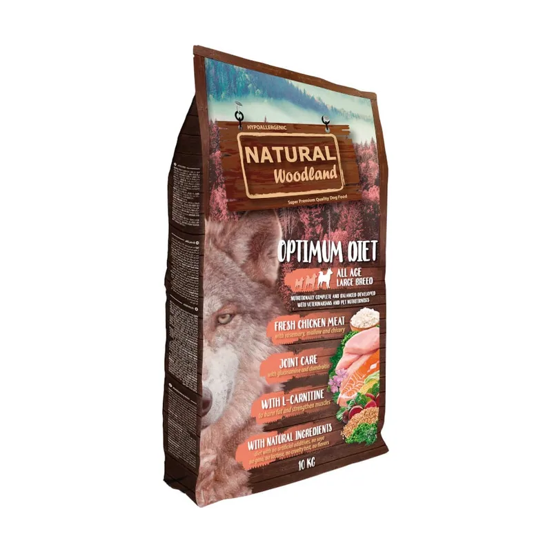 Natural Woodland 10 kg Optimum Diet Hypoallergenic Pienso