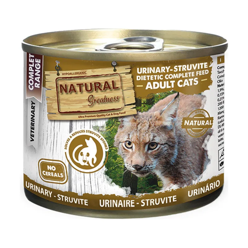 Natural Greatness Urinary-Struvit Pollo Comida Húmeda para gatos