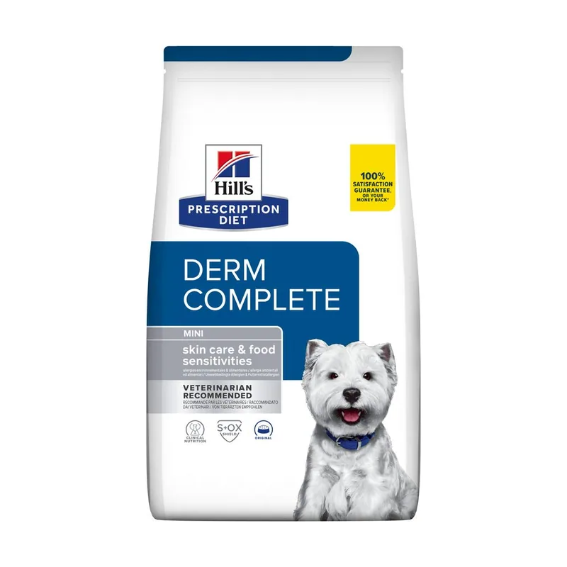 Hill's 1 kg Prescription Diet Derm Complete Mini pienso
