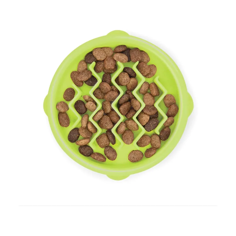 Catstages Cat Fun Comedero Lento Verde para gatos