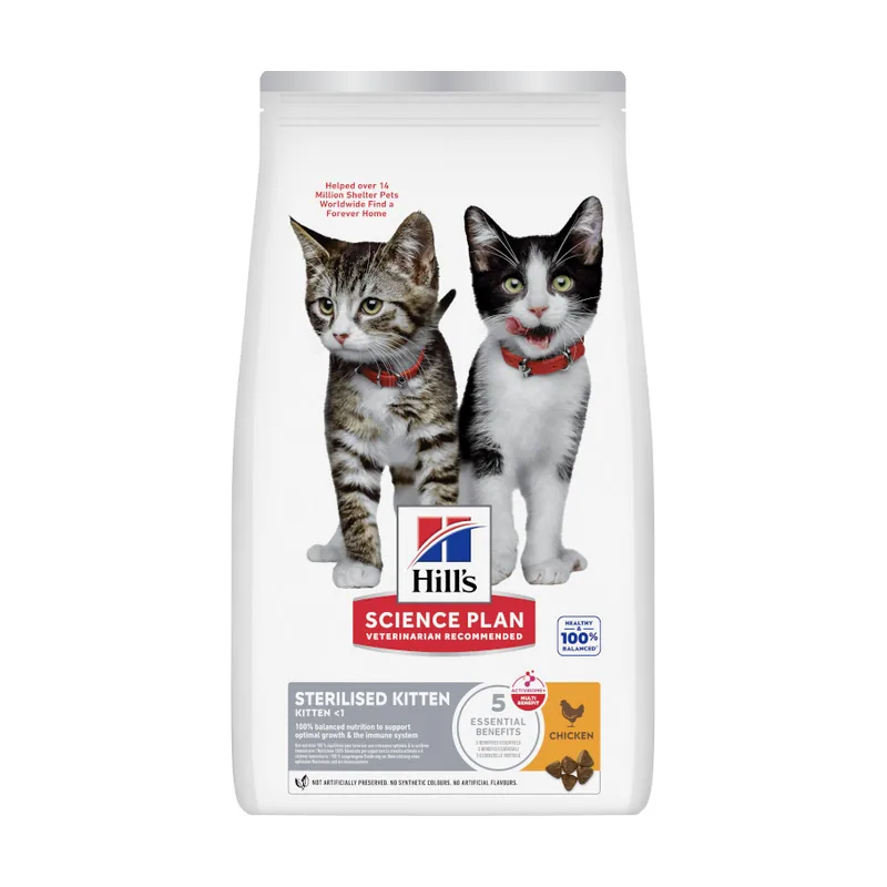 Hill's 1.5 kg Science Plan Sterilised Kitten Pollo pienso