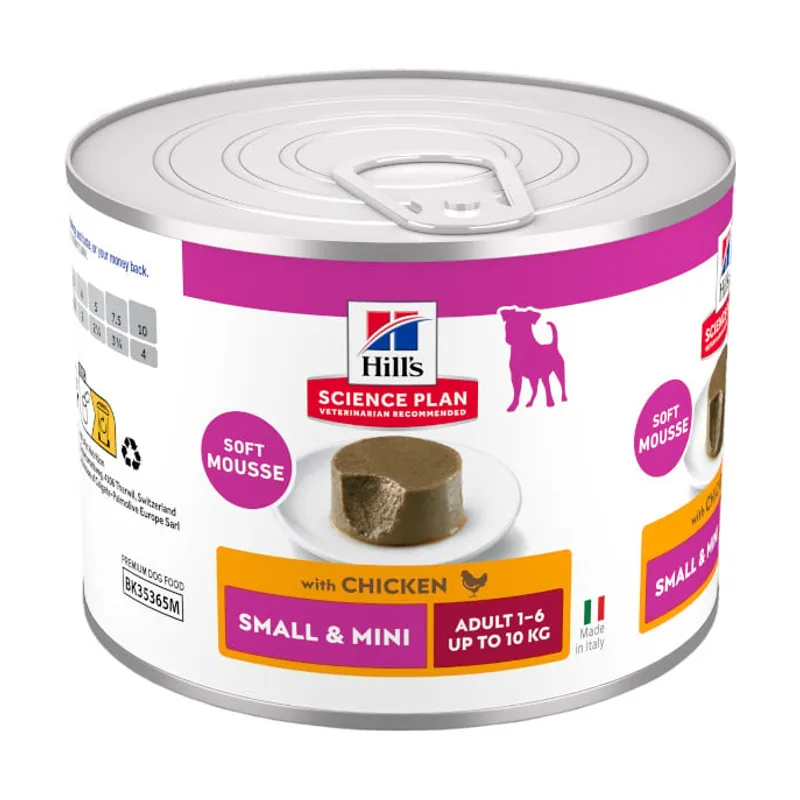 Hill's 200 g Science Plan Adult Small & Mini Mousse de Pollo lata