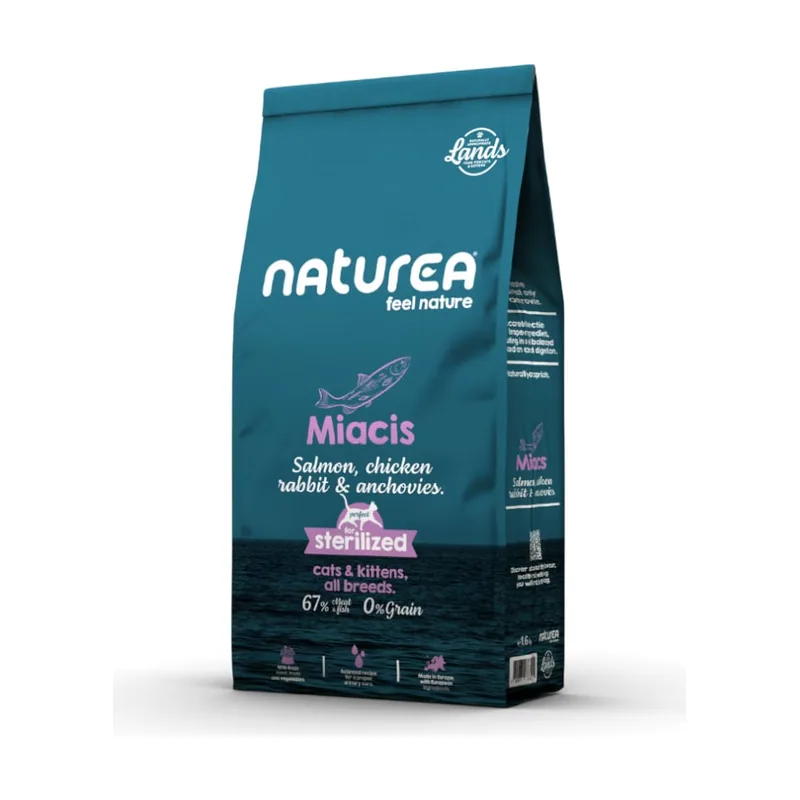 Naturea 1.6 kg Lands Miacis Salmón con Pollo