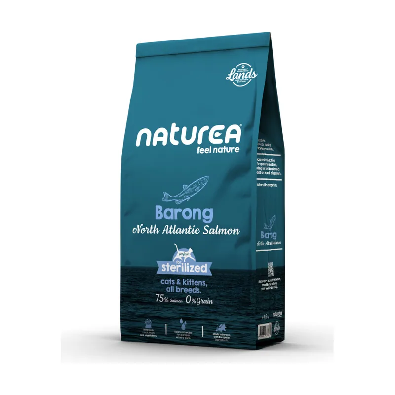Naturea 350 g Lands Barong Salmón del Atlántico Norte pienso