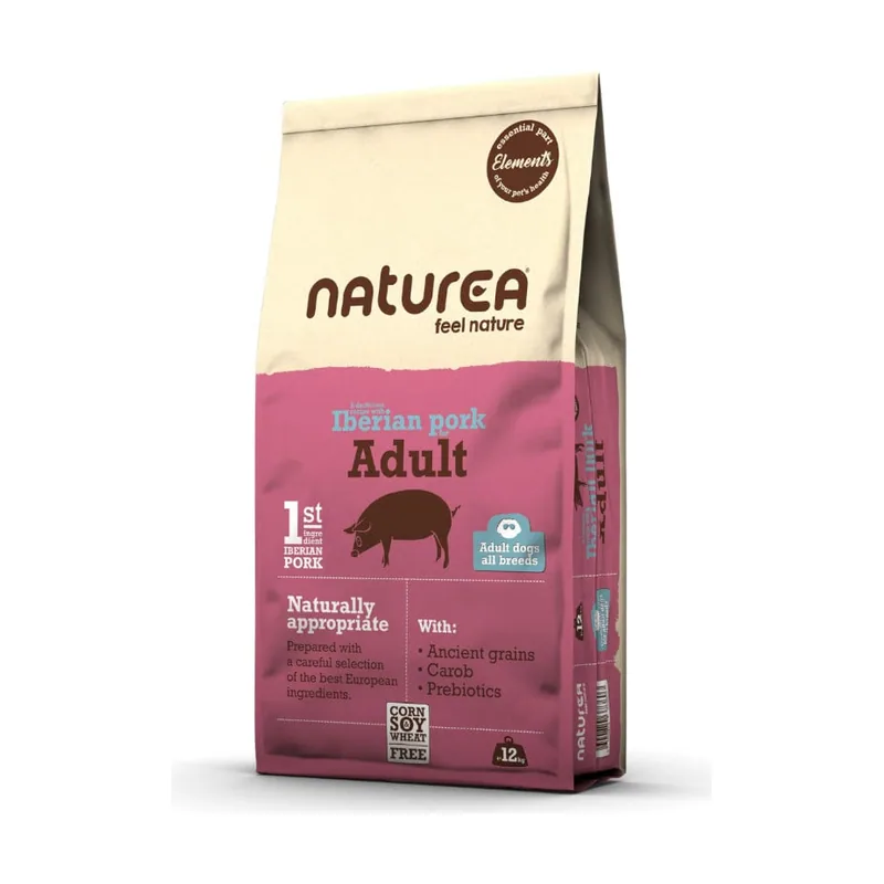 Naturea 12 kg Elements Adult Pienso Cerdo Ibérico