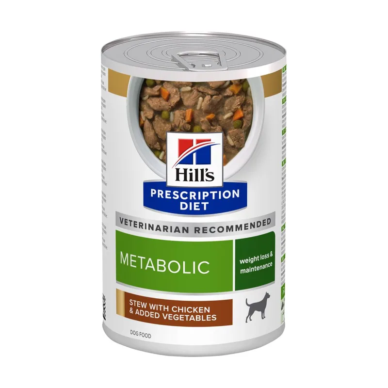 Prescription Diet Metabolic estofado con pollo y verdura