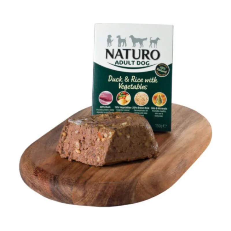 Naturo 400 g Adult Pato con Arroz y Vegetales tarrina