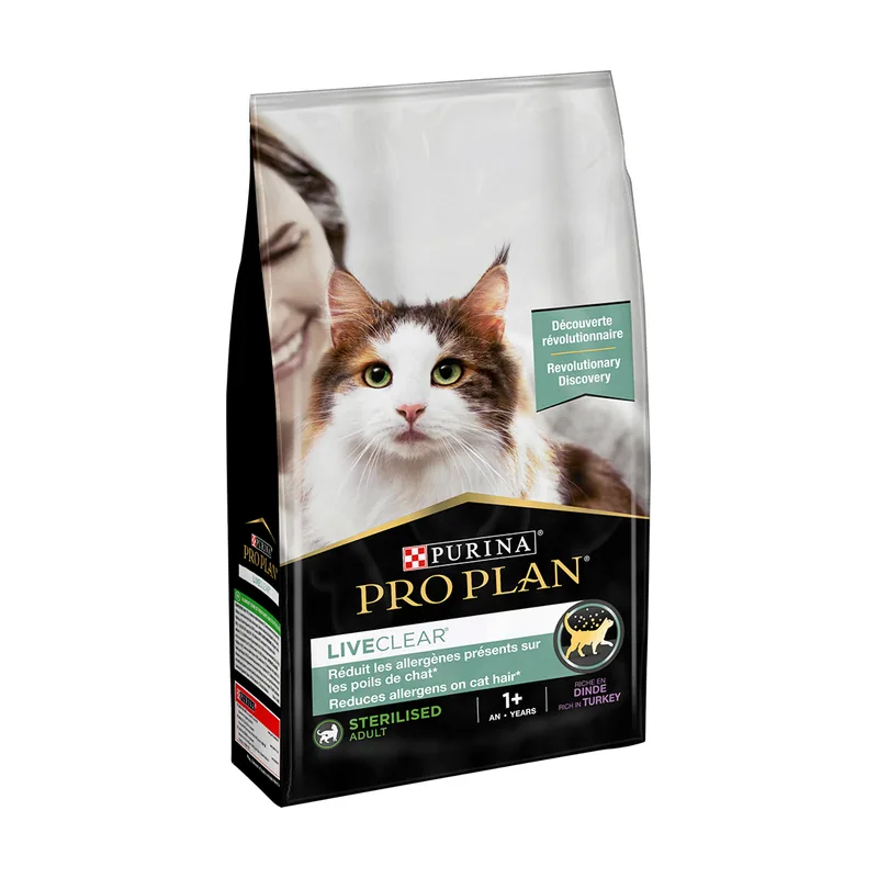PURINA LiveClear Sterilised Adult pavo