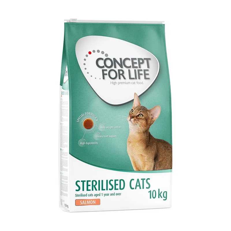 Sterilised Cats salmón 10 kg