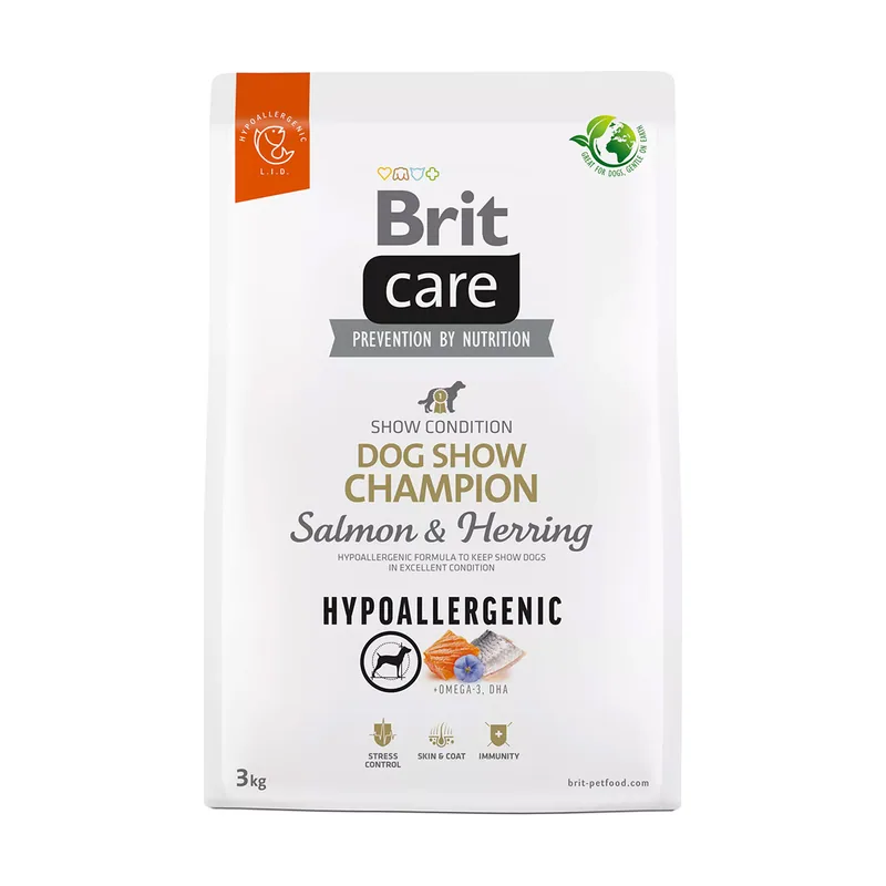 Brit Care Hypoallergenic Dog Show Champion salmón y arenque