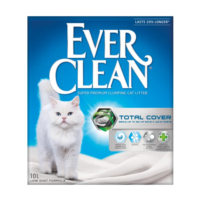 Clean® Total Cover Arena aglomerante Sin perfume para gatos