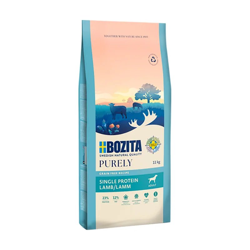 Purely Bozita Dog Adult Grain Free Cordero
