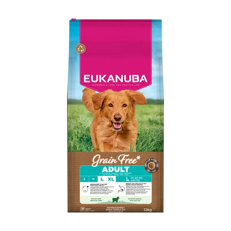 Grain Free Adult Large con cordero