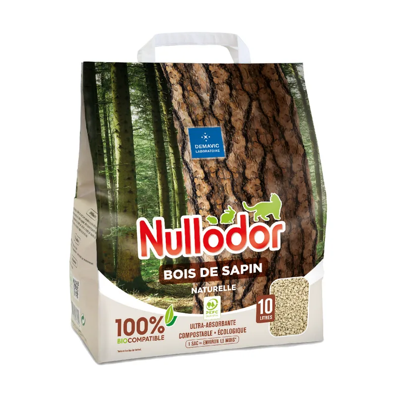 Bois De Sapin arena aglomerante para gatos