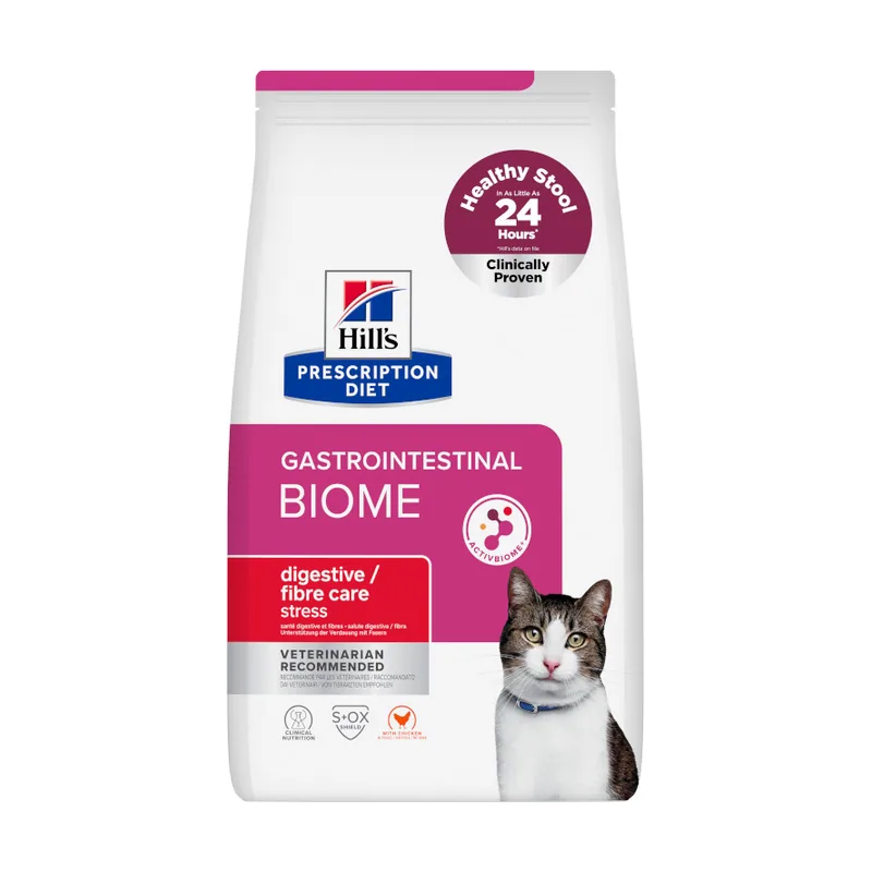 Hill's 1.5 kg Prescription Diet Gastrointestinal Biome Stress para gatos