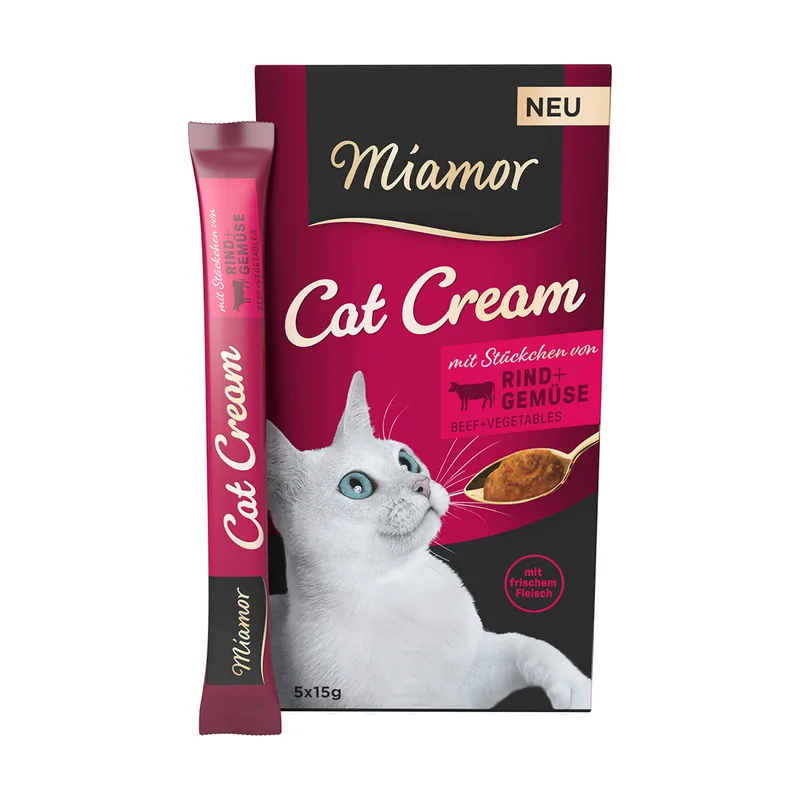 Cat Cream snack con vacuno y verdura