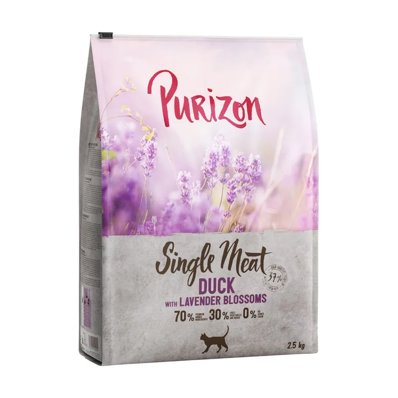Single Meat con pato y flores de lavanda pienso