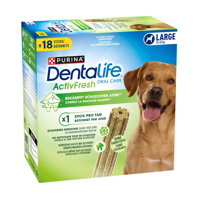 PURINA Active Fresh snacks dentales para perros grandes