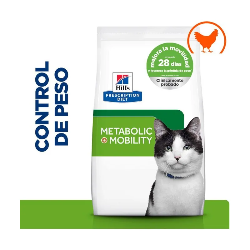 Hill's 3 kg Prescription Diet Metabolic + Mobility Pollo Pienso
