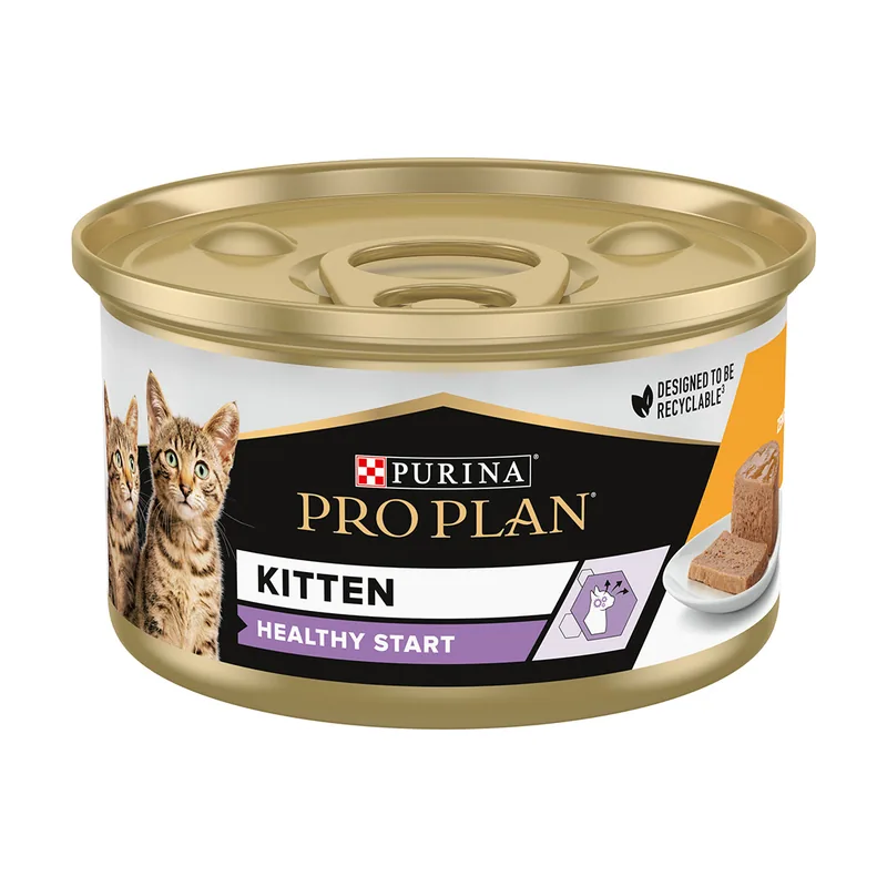 PURINA Kitten Healthy Start 24 x 85 g en latas