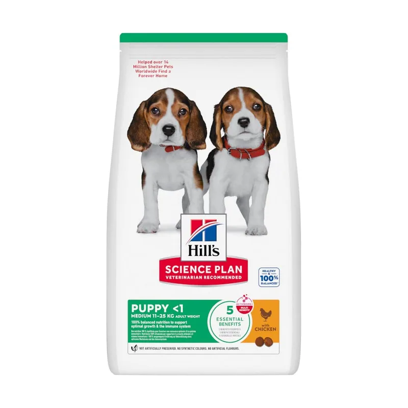 Hill's 2.5 kg Science Plan Puppy Medium pollo pienso para perro