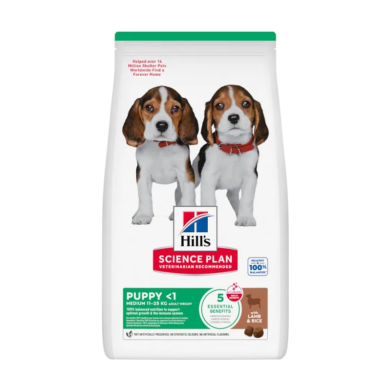 Hill's 2.5 kg Science Plan Puppy Medium Cordero y arroz Pienso