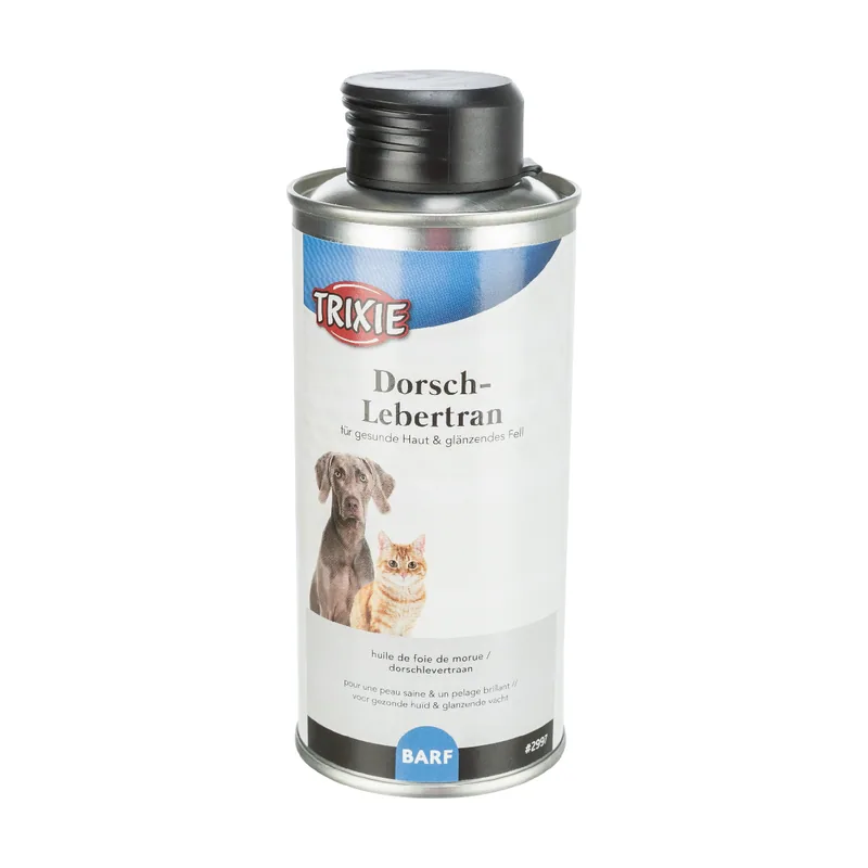 Aceite de hígado de bacalao con aceite de cardo para mascotas