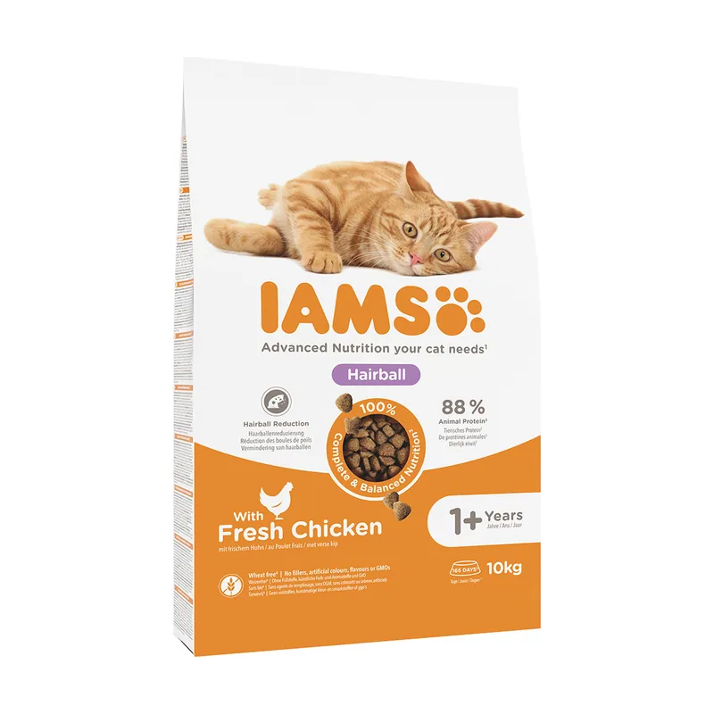 Iams Advanced Nutrition Hairball con pollo
