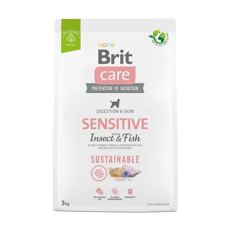 Care Sustainable Sensitive con pescado e insectos