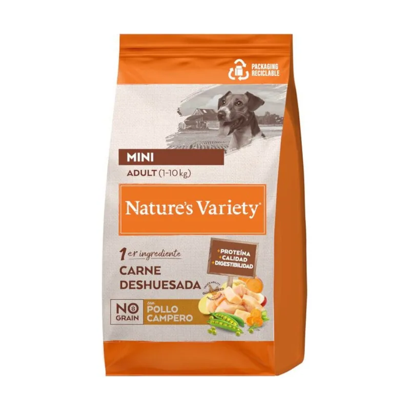 Nature's Variety 1.5 kg No Grain Adult Mini Pollo pienso