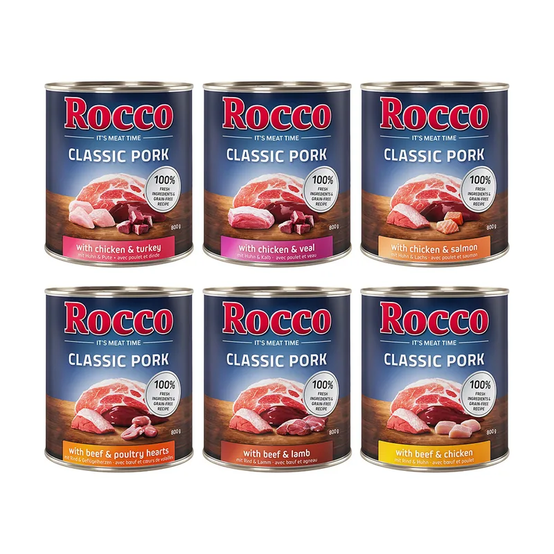 Classic Pork 6 x 800 g Pack mixto Vacuno/cordero