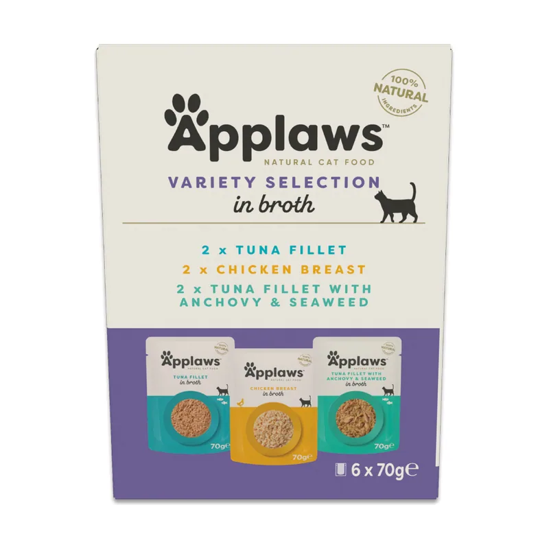 Applaws Pouch en caldo 12 x 70 g