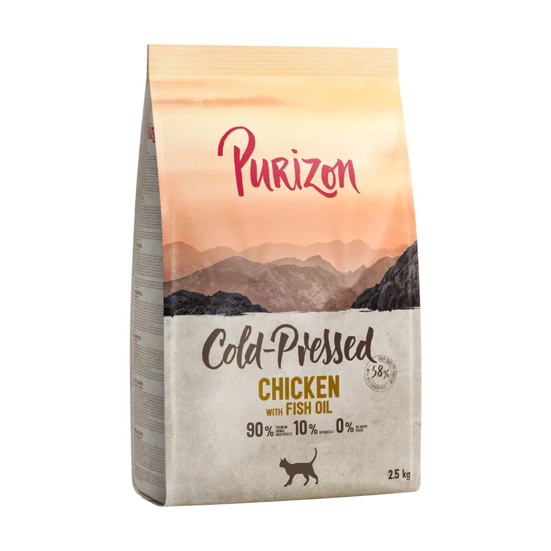 Coldpressed con pollo y aceite de pescado