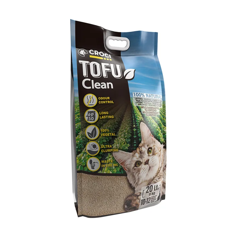 Tofu Clean arena biodegradable para gatos